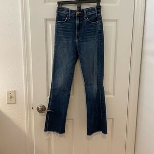 MOTHER The Hustler Ankle Fray Jeans